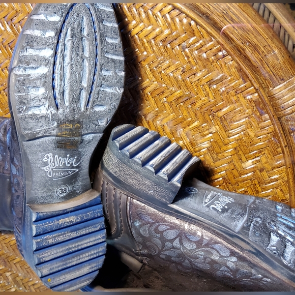 Felmini Designer Leather Boots 7 - Picture 5 of 11